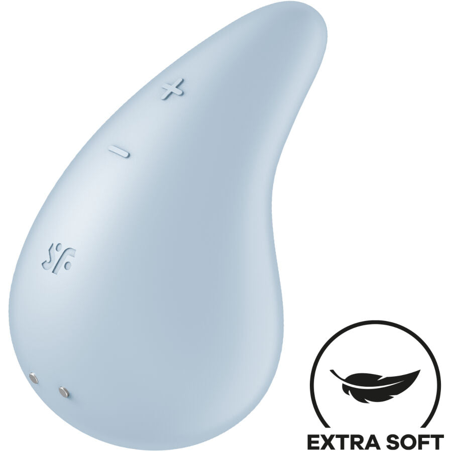 SATISFYER - DEW DROP VIBRADOR LAY-ON BLANCO - Sensualia