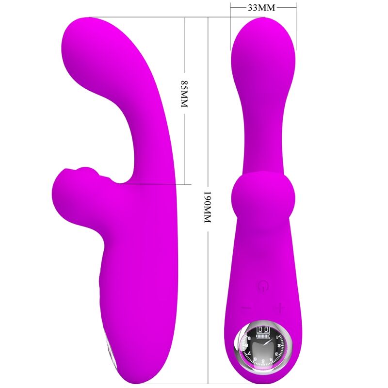 PRETTY LOVE - SKYLAR VIBRATEUR STIMULATEUR VIOLET - Sensualia