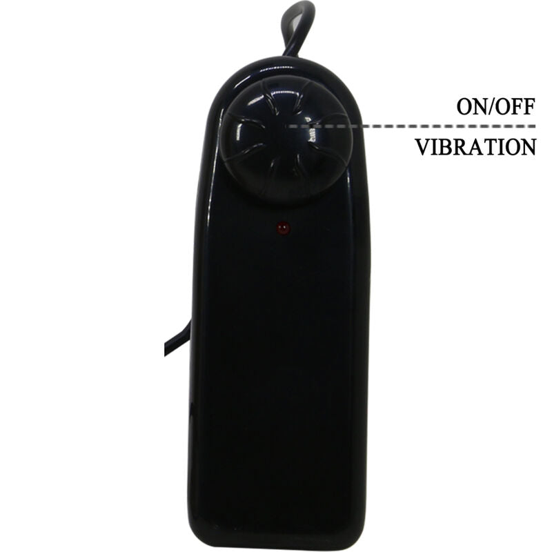 PRETTY LOVE - STARKS SLIP HARNAIS DILDO VIBRANT MULTI-VITESSES 17,5 CM MARRON CLAIR - Sensualia