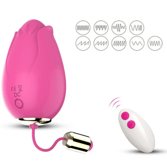ARMONY - VIBRATEUR MANDALA EGG TÉLÉCOMMANDE G-SPOT FUCHSIA - Sensualia