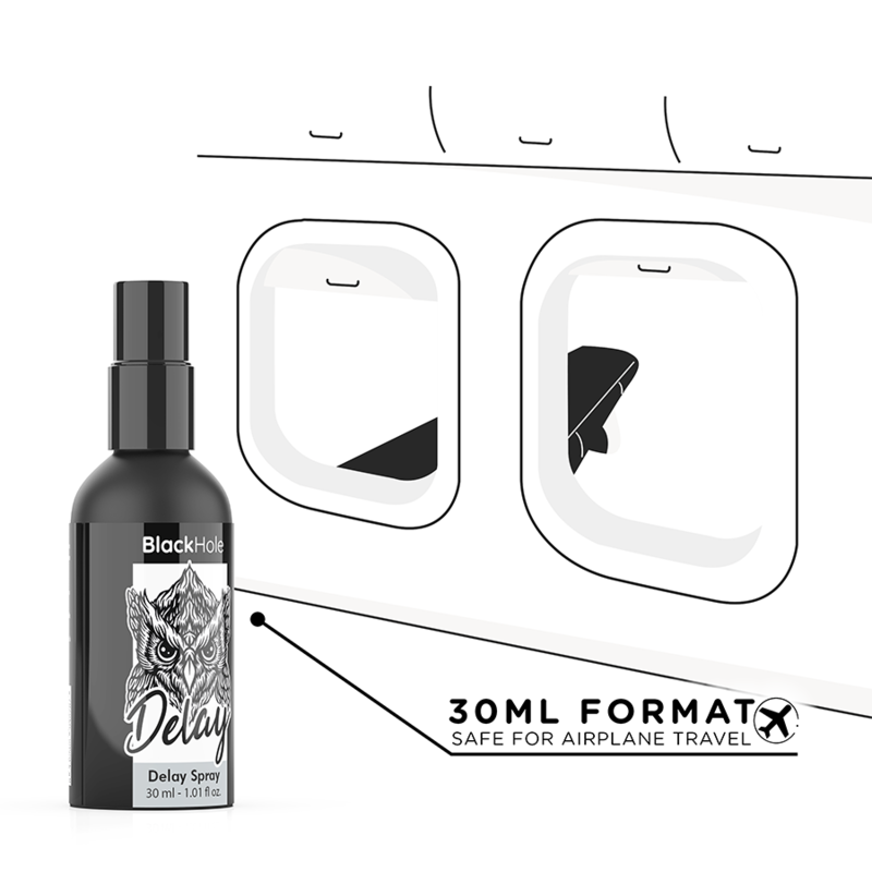 BLACK HOLE - SPRAY RETARDANT STUDY FORTE 30 ML - Sensualia