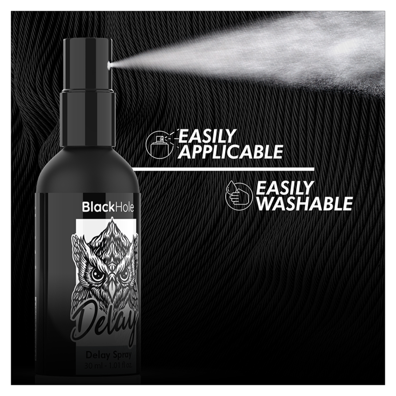 BLACK HOLE - SPRAY RETARDANT STUDY FORTE 30 ML - Sensualia
