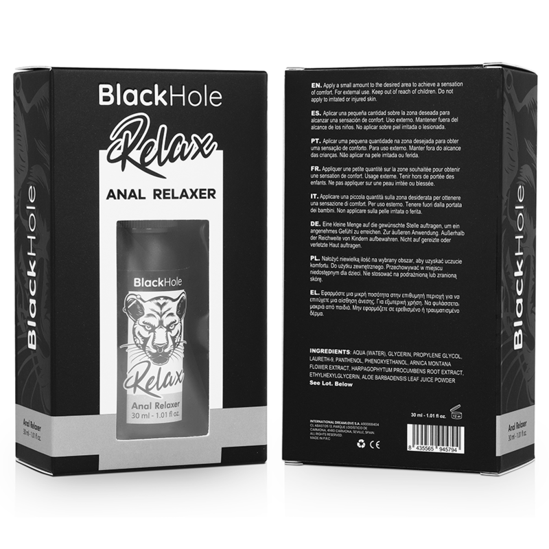 BLACK HOLE - SPRAY RELAXANT ANAL EXPLORER 30 ML - Sensualia