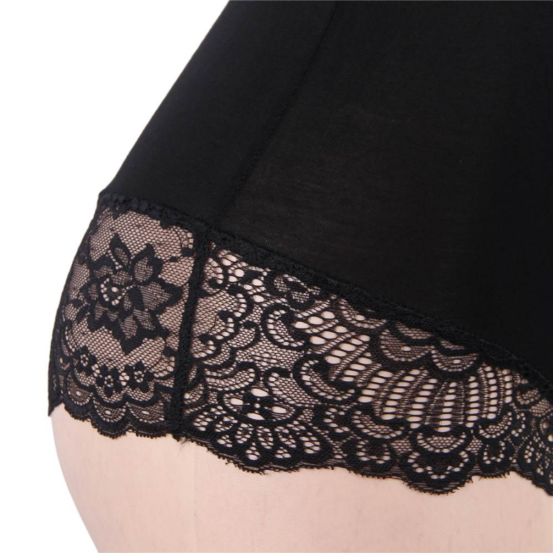 SUBBLIME - TEDDY DÉTAIL DENTELLE FLORALE NOIR L/XL - Sensualia
