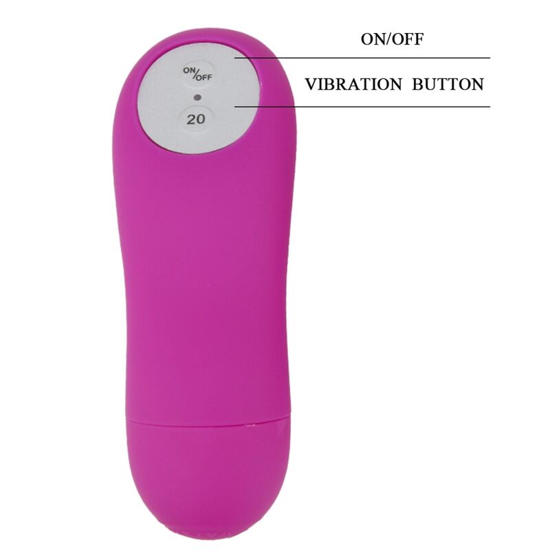 BAILE - STRING AVEC BALLE VIBRANTE ET CONTROL VIOLET - Sensualia