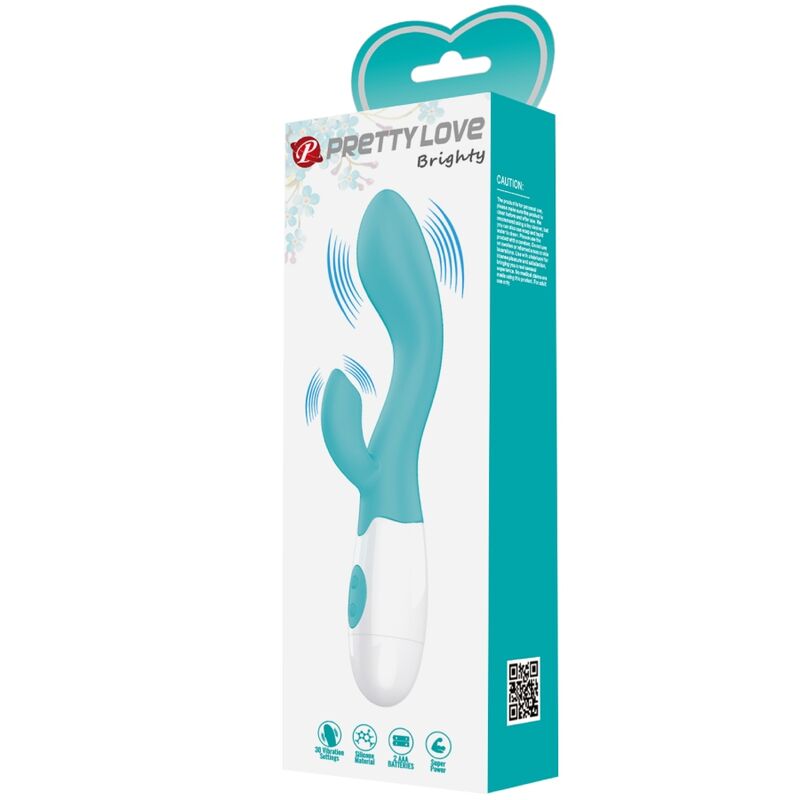 PRETTY LOVE - VIBRATEUR BRIGHTY G-SPOT VERT AQUA - Sensualia