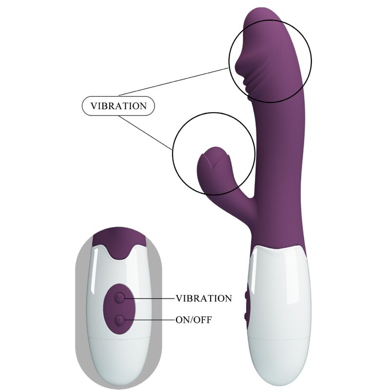 PRETTY LOVE - VIBRATEUR SNAPPY G-SPOT VIOLET - Sensualia