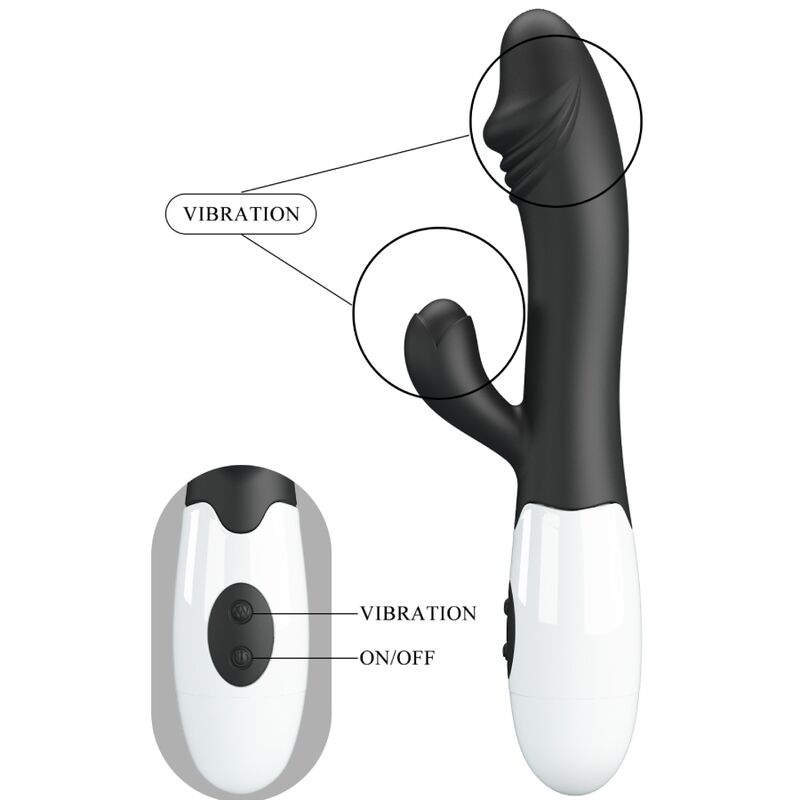 PRETTY LOVE - VIBRATEUR SNAPPY G-SPOT NOIR - Sensualia