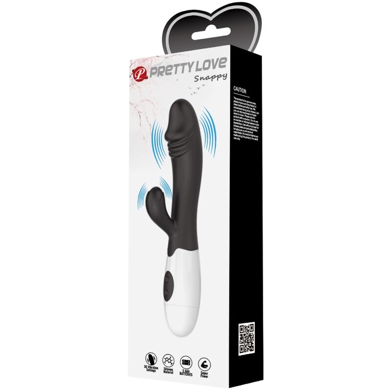 PRETTY LOVE - VIBRATEUR SNAPPY G-SPOT NOIR - Sensualia
