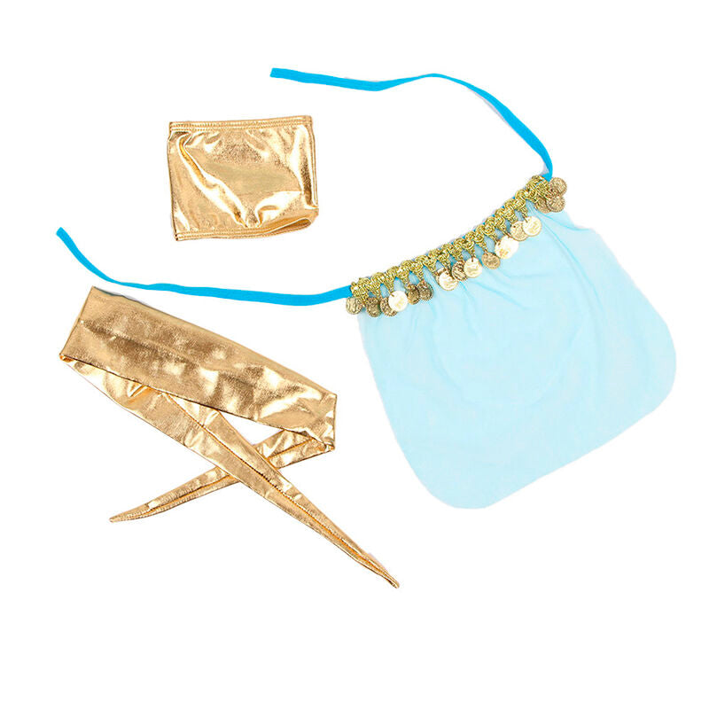 SUBBLIME - SET DE LENCERIA INDIA STYLE AZUL S/M - Sensualia