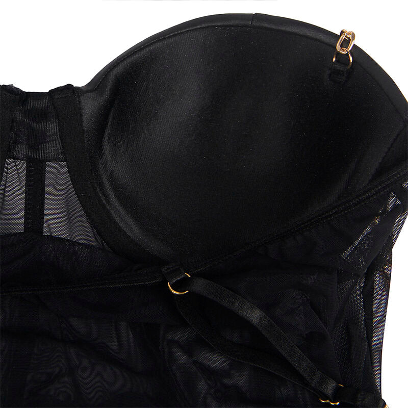SUBBLIME - BODY TIRANTAS CADENA NEGRO S/M - Sensualia