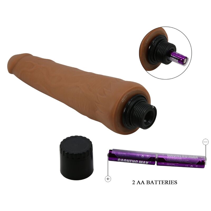 PRETTY LOVE - ALFREDO VIBRATEUR RÉALISTE 21.5 CM -O- 4 CM - Sensualia
