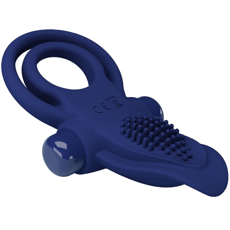 PRETTY LOVE - BRONSON BAGUE DOUBLE AVEC VIBRATION BLEU - Sensualia