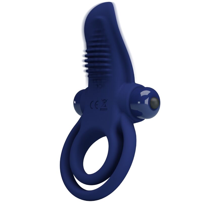 PRETTY LOVE - BRONSON BAGUE DOUBLE AVEC VIBRATION BLEU - Sensualia
