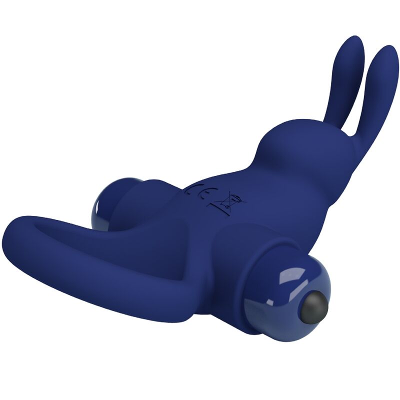 PRETTY LOVE - JIRO BAGUE LAPIN AVEC VIBRATION BLEU - Sensualia