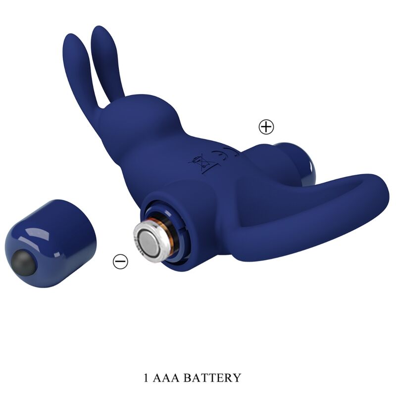 PRETTY LOVE - JIRO BAGUE LAPIN AVEC VIBRATION BLEU - Sensualia