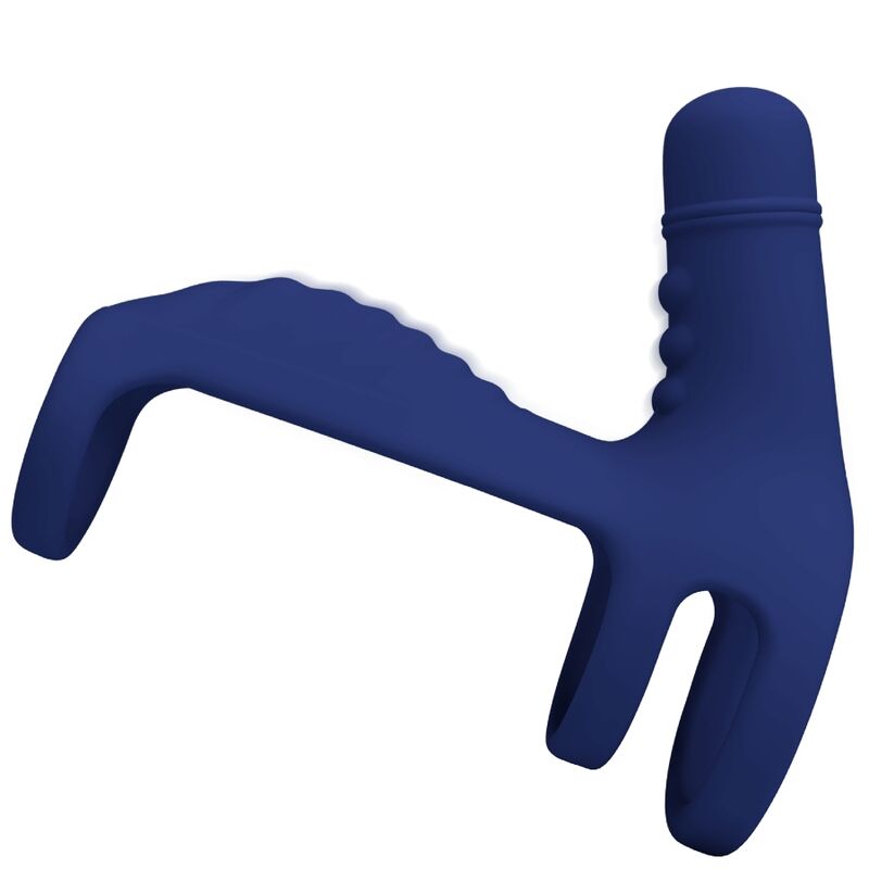 PRETTY LOVE - ANNEAU VIBRANT ELISH AVEC EXTENSION BLEU - Sensualia