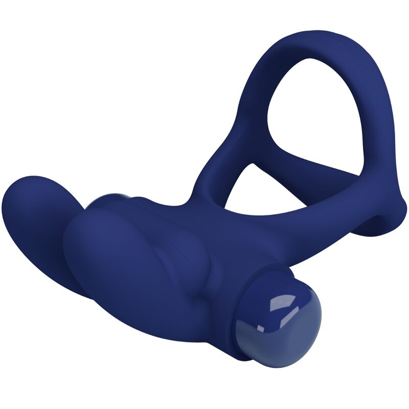 PRETTY LOVE - FRANCISCO DOUBLE ANNEAU VIBRANT LAPIN BLEU - Sensualia