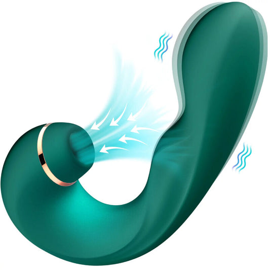 ARMONY - VIBRATEUR & VENTOUSE FLEXIBLE VERT ARMONY STIMULATORS