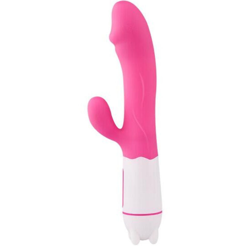 ARMONY - HAPPY VIBRATEUR & STIMULATEUR RECHARGEABLE FUCHSIA - Sensualia