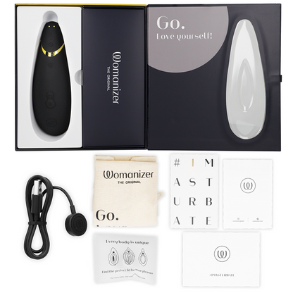 WOMANIZER - STIMULATEUR CLITORAL PREMIUM 2 NOIR - Sensualia