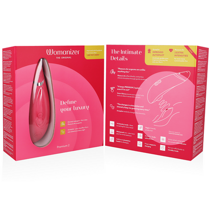 WOMANIZER - STIMULATEUR CLITORAL PREMIUM 2 FRAMBOISE - Sensualia