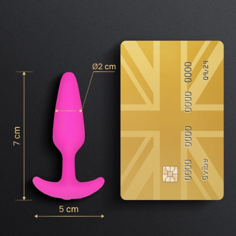 G-VIBE - GPLUG PLUG ANAL VIBRATEUR XS FUCHSIA - Sensualia