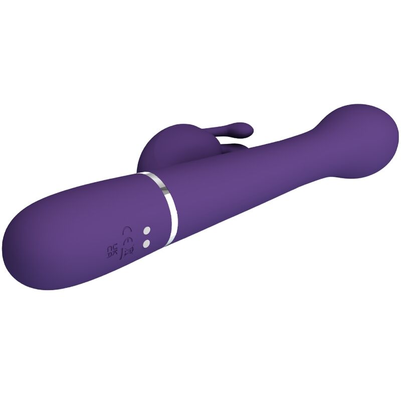 PRETTY LOVE - DEJON VIBRATEUR RABBIT 3 EN 1 MULTIFONCTION VIOLET - Sensualia