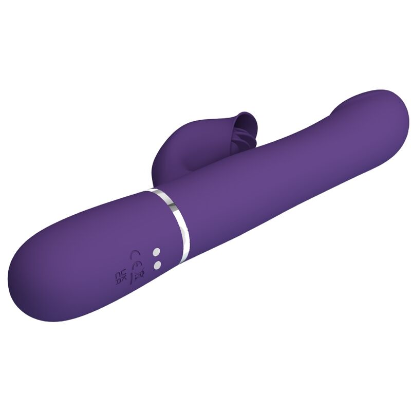 PRETTY LOVE - ZALIN PERLES VIBRATEUR LAPIN 4 EN 1 VIOLET - Sensualia