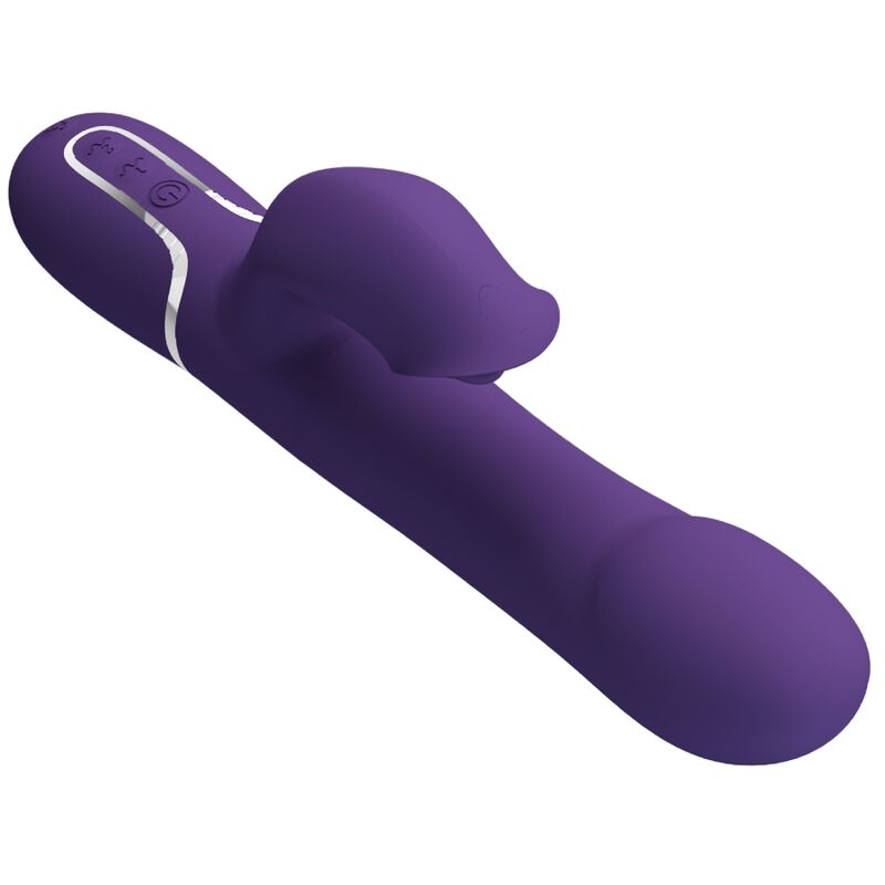 PRETTY LOVE - ZALIN PERLES VIBRATEUR LAPIN 4 EN 1 VIOLET - Sensualia