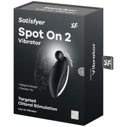 SATISFYER - SPOT ON 2 VIBRATEUR LAY-ON NOIR - Sensualia