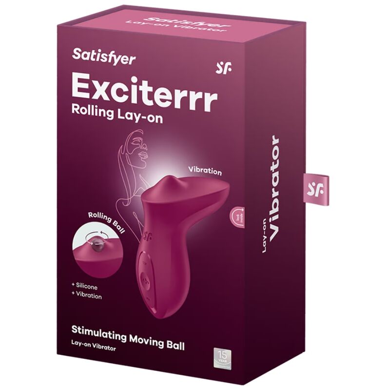 SATISFYER - VIBRATEUR EXCITERRR À POSER SUR LE CLITORIS FUCHSIA - Sensualia