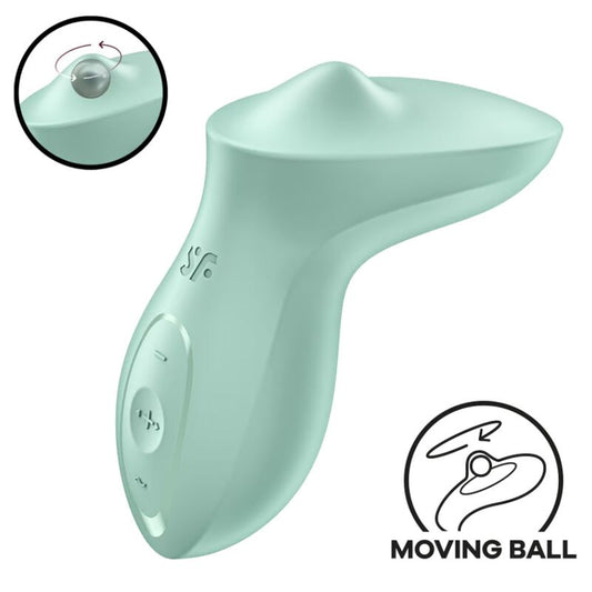 SATISFYER - VIBRATEUR EXCITERRR À POSER SUR LE CLITORIS MENTHE - Sensualia
