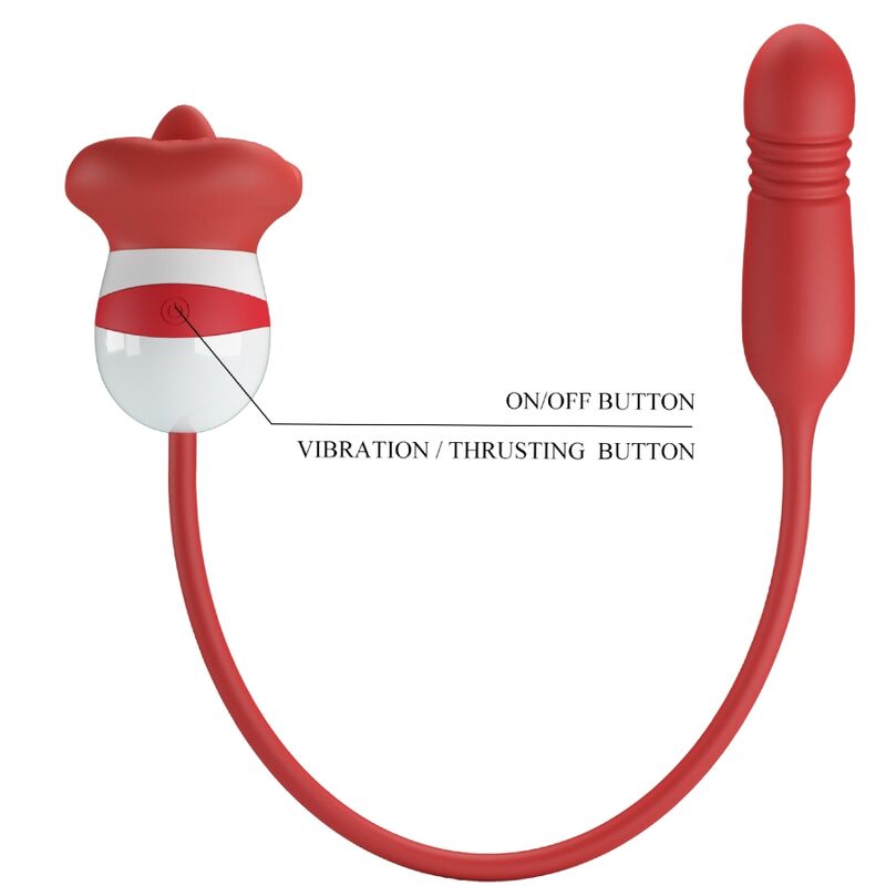 PRETTY LOVE - ASHLYNN MASTURBATEUR BOUCHE ROUGE - Sensualia
