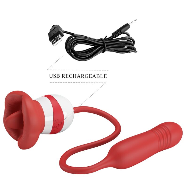 PRETTY LOVE - ASHLYNN MASTURBATEUR BOUCHE ROUGE - Sensualia