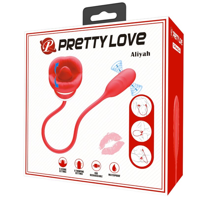 PRETTY LOVE - ALIYAH MASTURBATEUR BOUCHE ROUGE - Sensualia