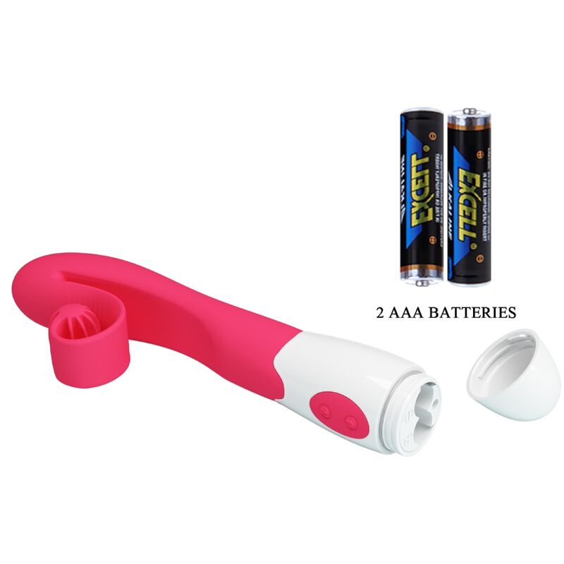 ROMANCE - VIBRATEUR ET STIMULATEUR 30 VITESSES ROSE - Sensualia