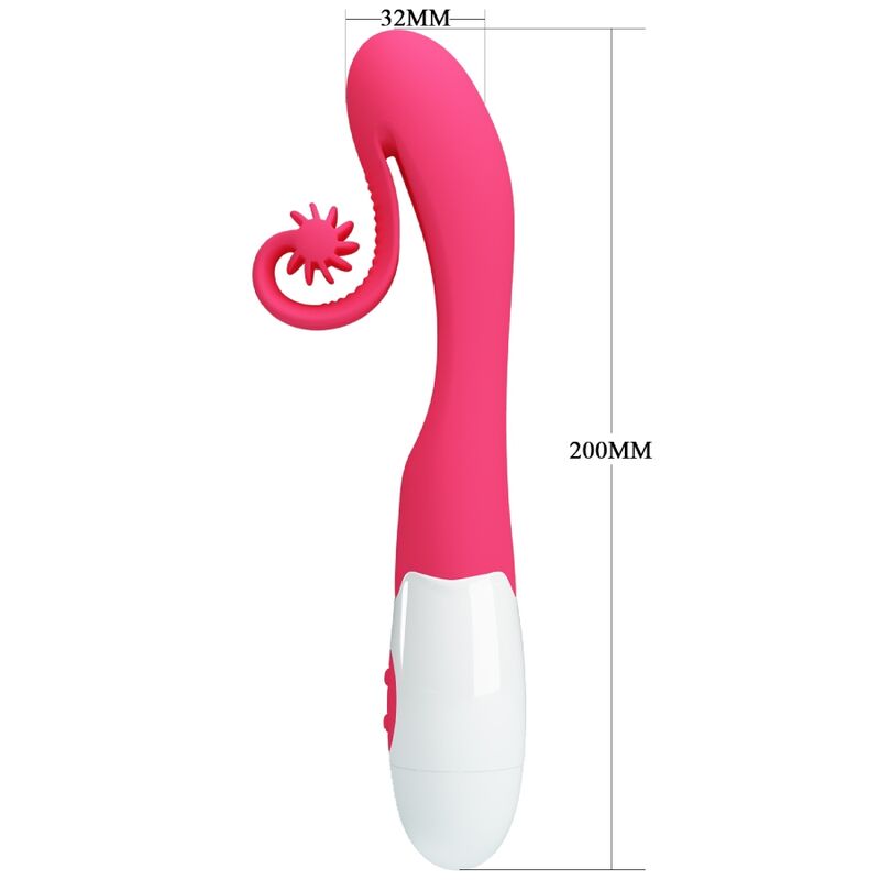 ROMANCE - VIBRATEUR ET STIMULATEUR 30 VITESSES ROSE - Sensualia