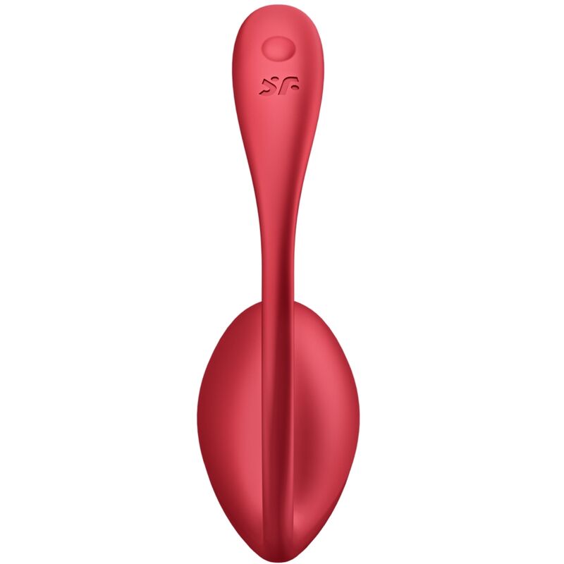 SATISFYER - SHINY PETAL STIMULATEUR À TÉLÉCOMMANDE À DISTANCE G POINT ROUGE APPLICATION GRATUITE - Sensualia