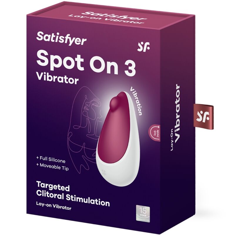 SATISFYER - SPOT ON 3 STIMULATEUR CLITORAL BAIES - Sensualia