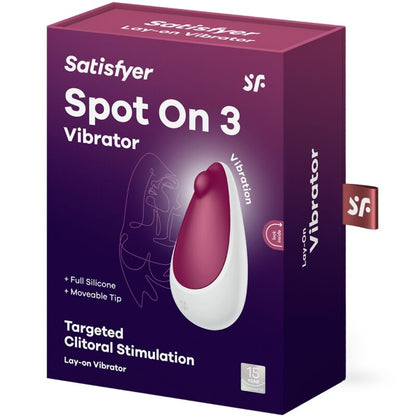SATISFYER - SPOT ON 3 STIMULATEUR CLITORAL BAIES - Sensualia