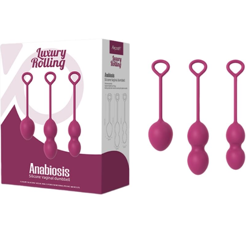 ARMONY - ANABIOSIS HALTÈRE VAGINALE 3 NIVEAUX BOURGOGNE - Sensualia