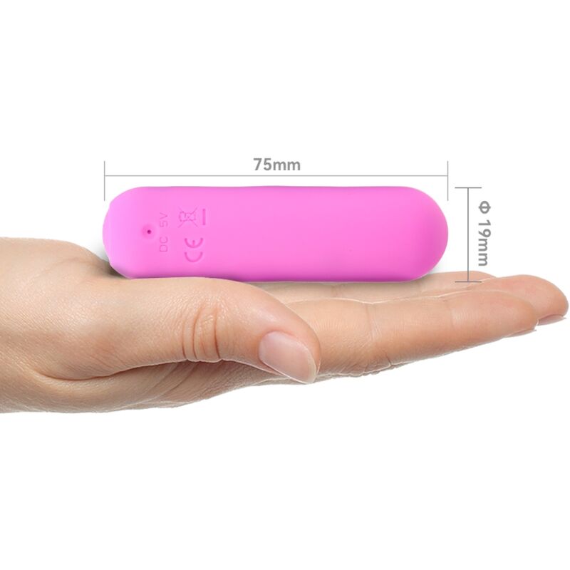 ARMONY - SPLASH HAHA VIBRATEUR BULLET SILICONE 10 VIBRATIONS 75 X 19 CM ROSE - Sensualia