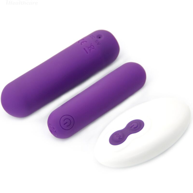 ARMONY - SPLASH JOLINE VIBRATEUR BULLET TÉLÉCOMMANDE EN SILICONE 10 VIBRATIONS 6.5 X 1.5 CM VIOLET - Sensualia