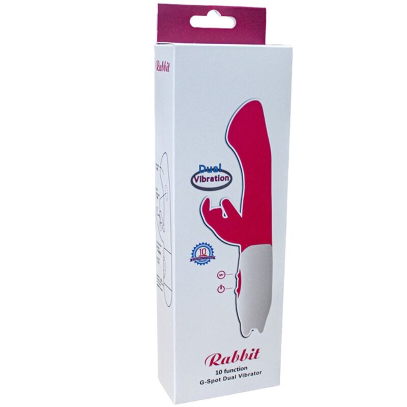 ARMONY - VIBRATEUR & STIMULATEUR LAPIN G SPOT 10 VITESSES ROSE - Sensualia