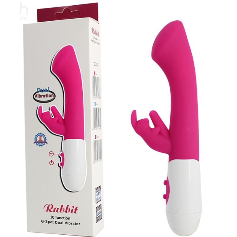 ARMONY - VIBRATEUR & STIMULATEUR LAPIN G SPOT 10 VITESSES ROSE - Sensualia