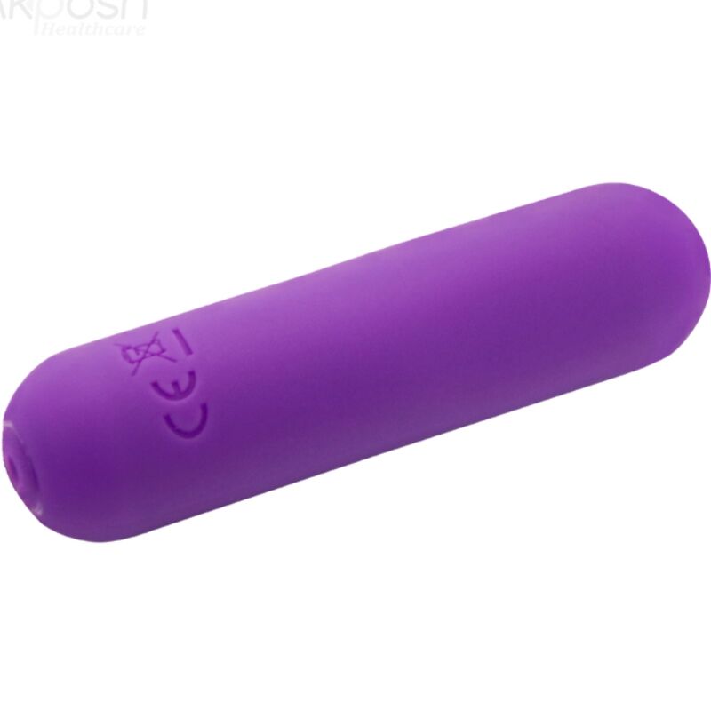 ARMONY - SPLASH HAHA VIBRATEUR BULLET SILICONE 10 VIBRATIONS 75 X 19 CM VIOLET - Sensualia