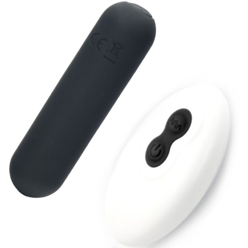 ARMONY - SPLASH JOLINE VIBRATEUR BULLET TÉLÉCOMMANDE EN SILICONE 10 VIBRATIONS 65 X 15 CM NOIR - Sensualia