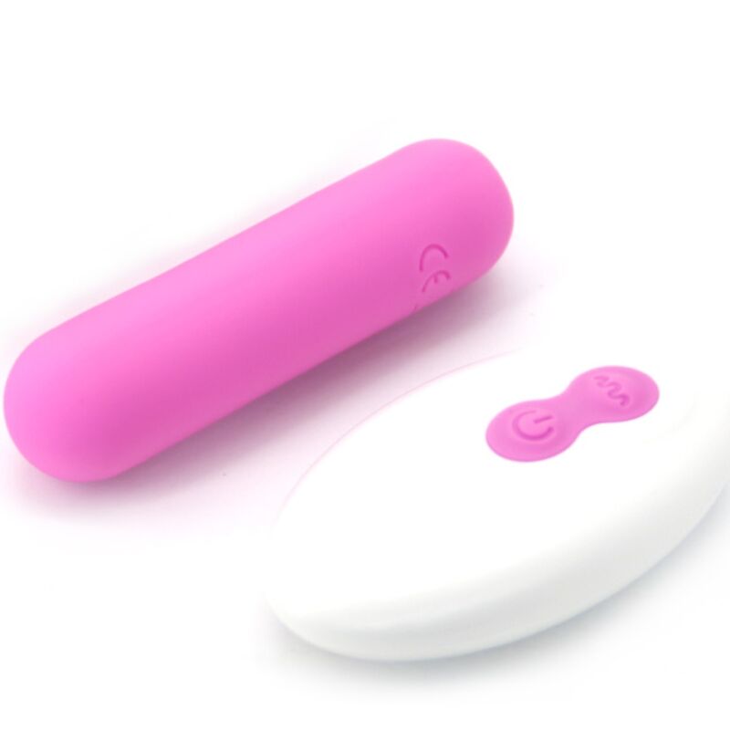 ARMONY - SPLASH JOLINE VIBRATEUR BULLET TÉLÉCOMMANDE EN SILICONE 10 VIBRATIONS 65 X 15 CM ROSE - Sensualia