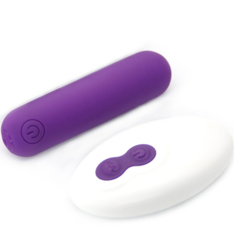 ARMONY - SPLASH JOLINE VIBRATEUR BULLET TÉLÉCOMMANDE EN SILICONE 10 VIBRATIONS 6.5 X 1.5 CM VIOLET - Sensualia